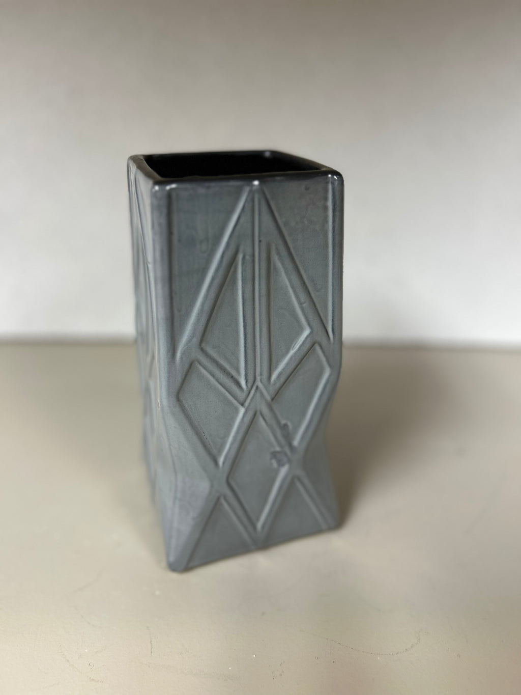 Gray Linear Vase