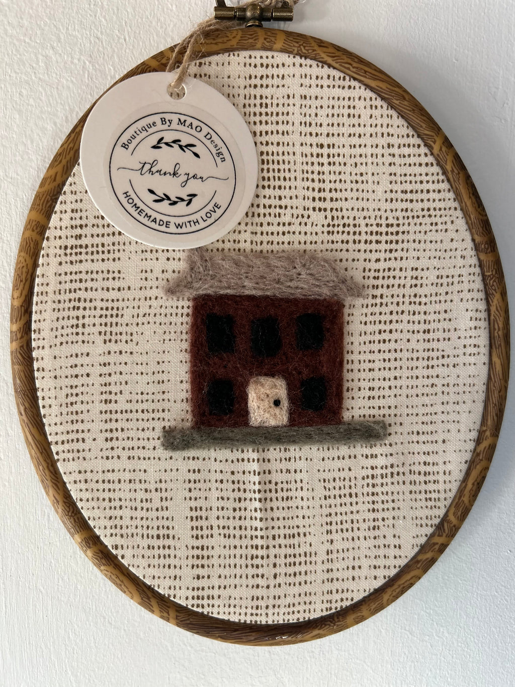 Wool Hoop Art -