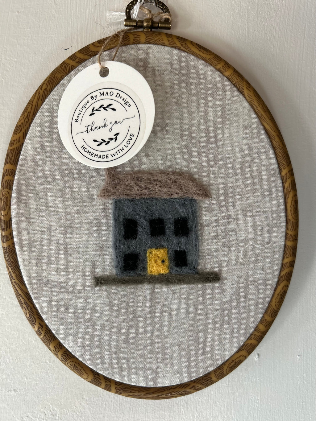 Wool Hoop Art -