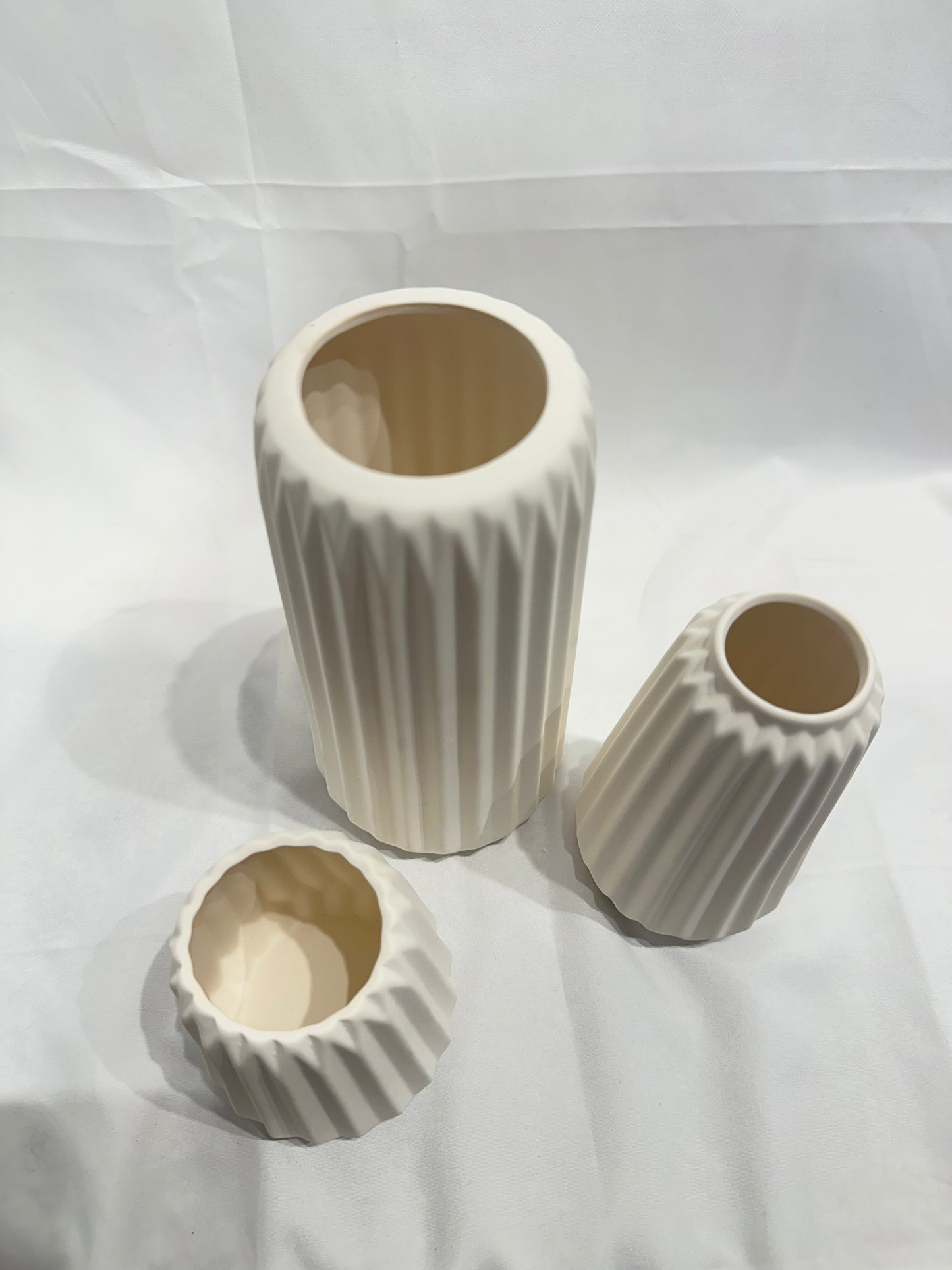 Set of 3 Ceramic Vases