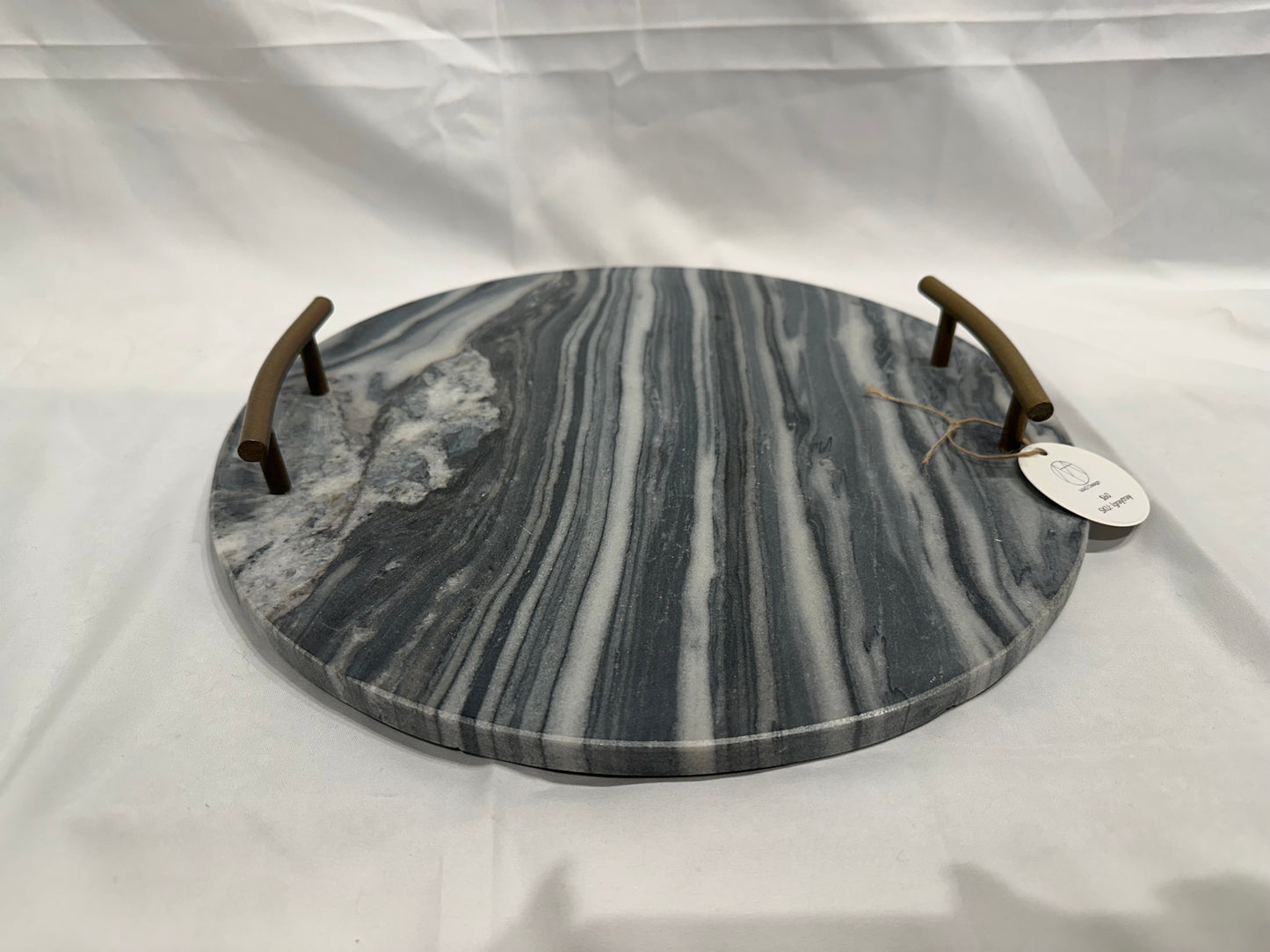 Gray marble tray (large)