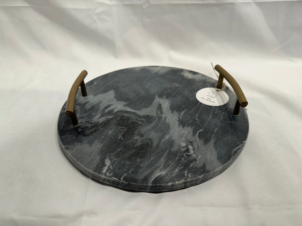 Gray marble tray (small)