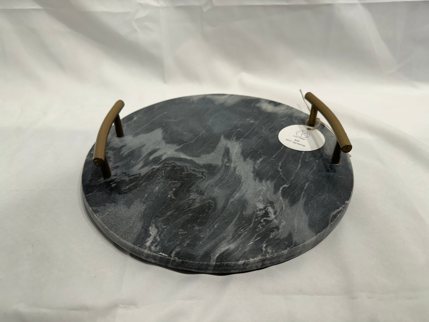 Gray marble tray (small)