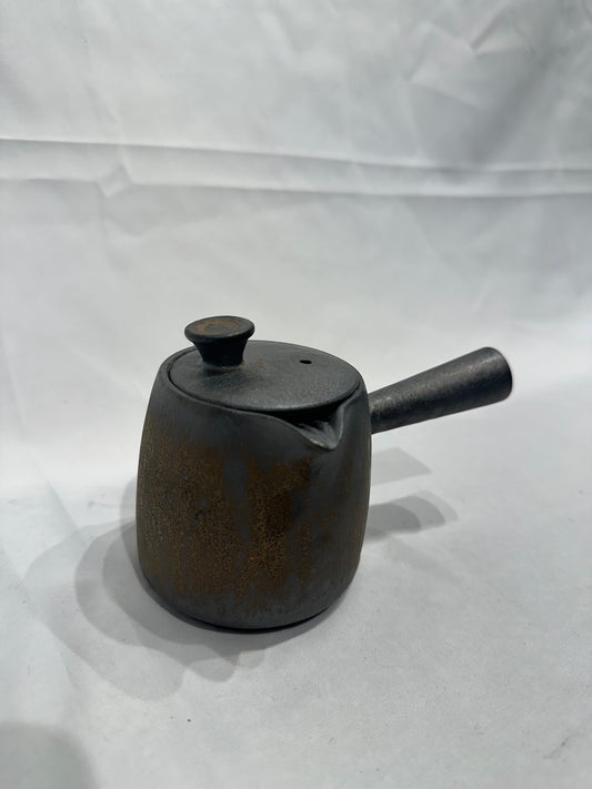 Everyday Side handle Ceramic Metallic Glaze Teapot