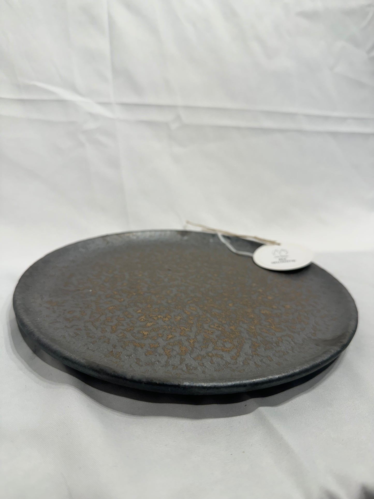 Handmade Metallic Glaze Ceramic Plate