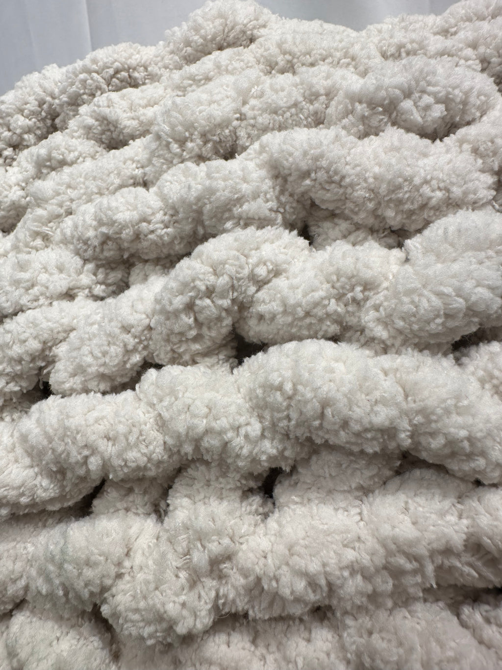 Woven blanket (cream) - BLKT
