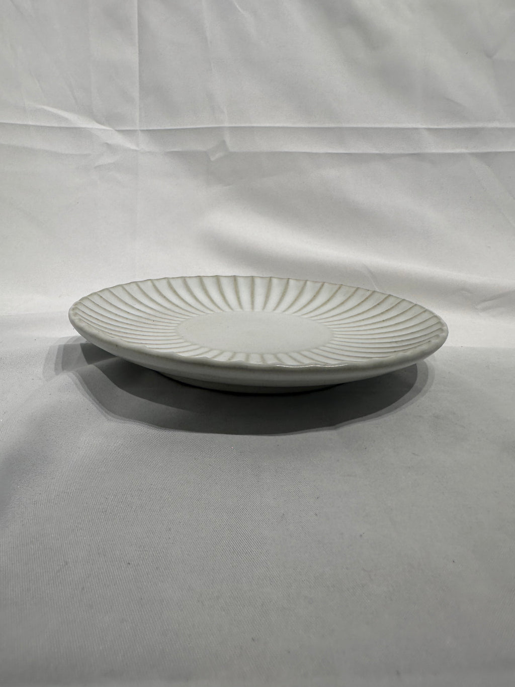 Handmade ceramic plate Japanese style tableware stone
