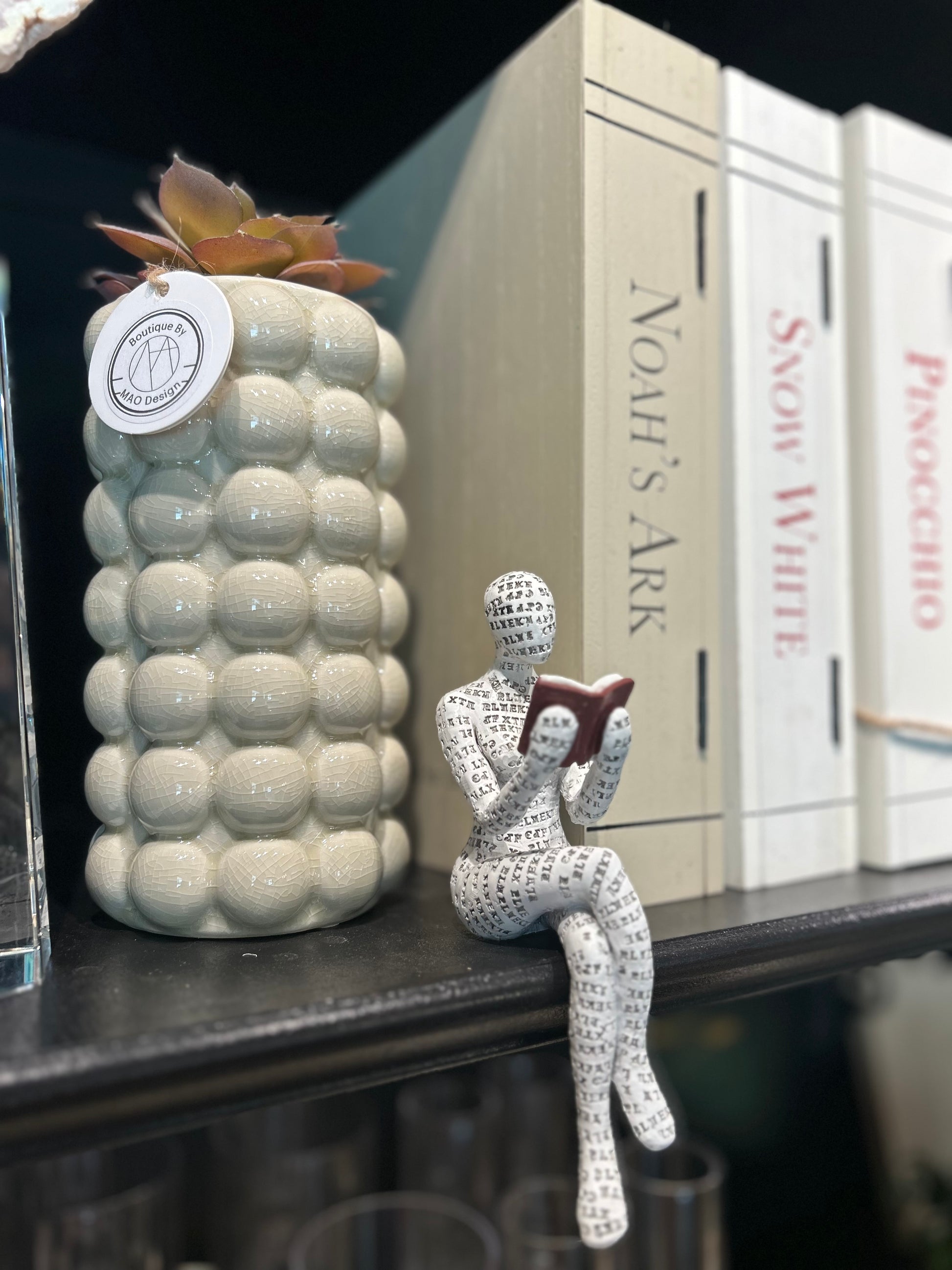 Reader Figurine - Decorative Sculpture