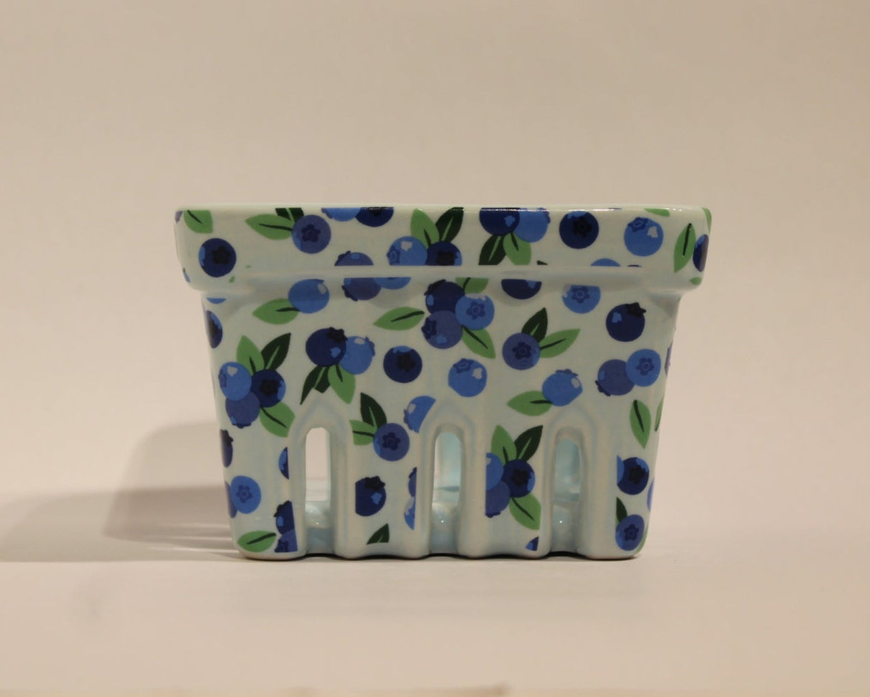 Blueberry Ceramic Berry Basket