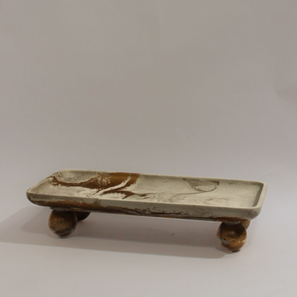 Rectangle Footed Tray