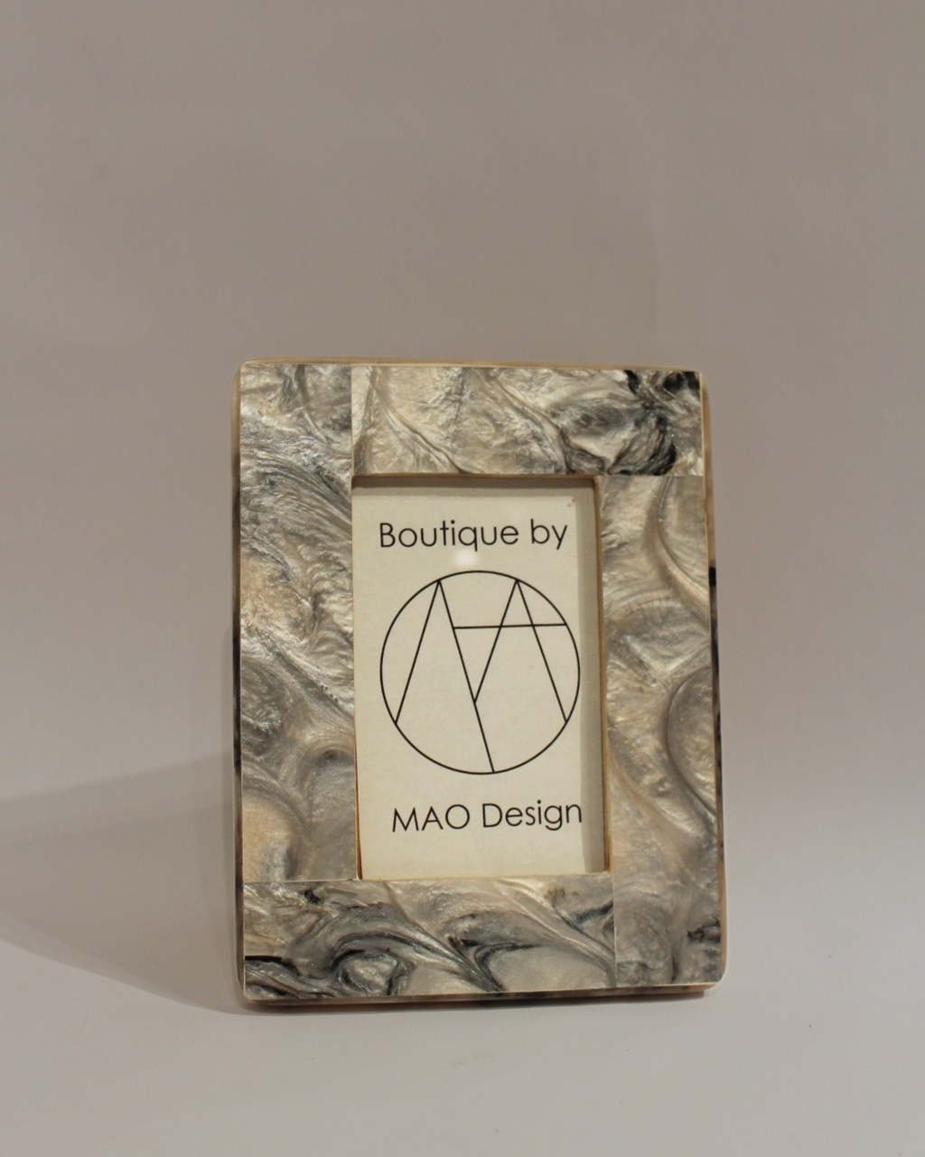 Marble Resin Picture Frame - 4" x 6"