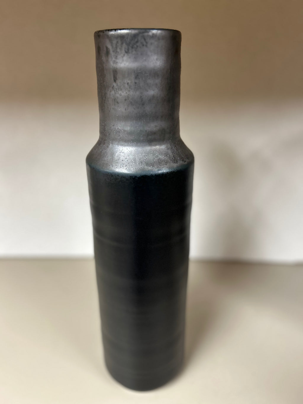Tall Black Vase