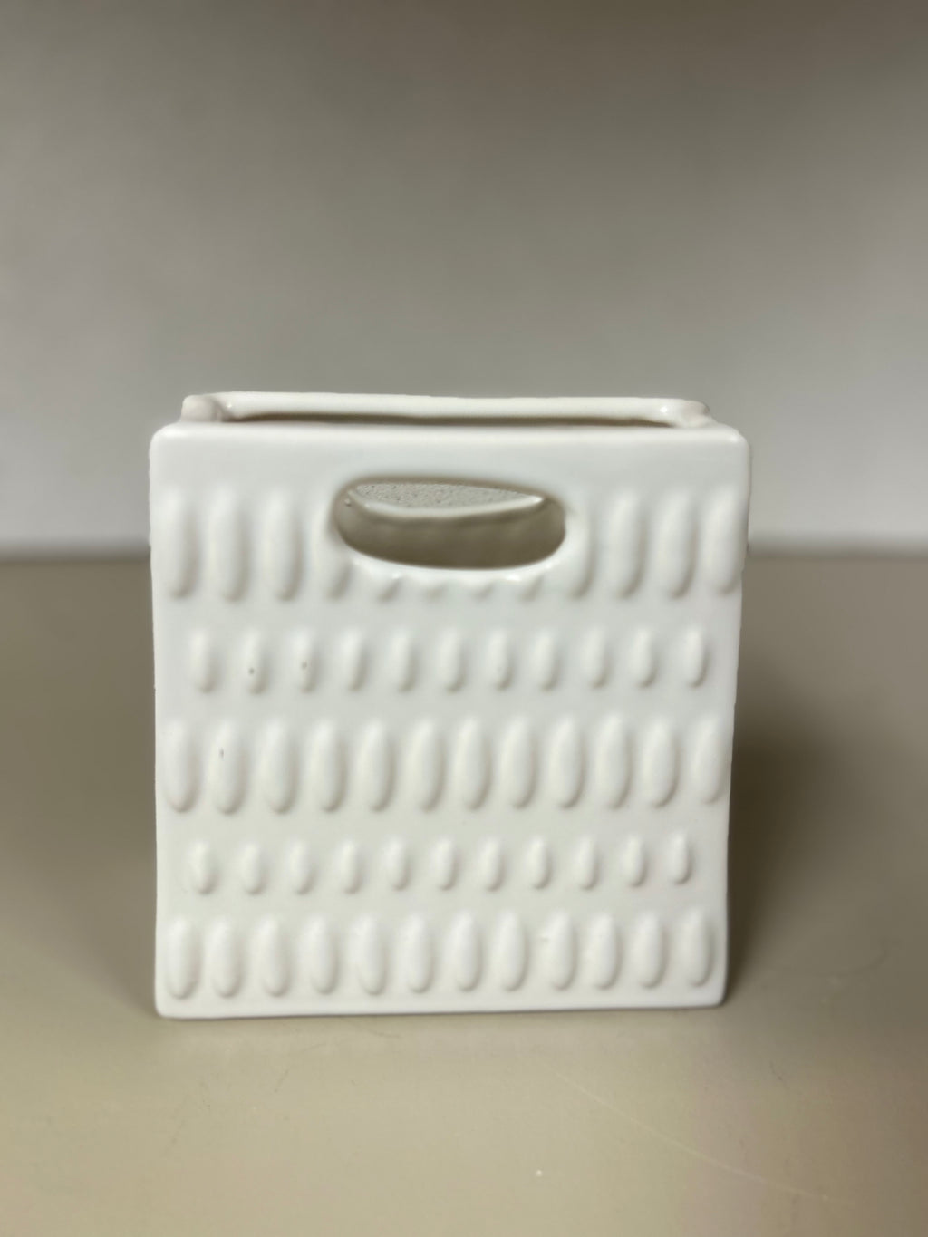 Mini White Bag Decor