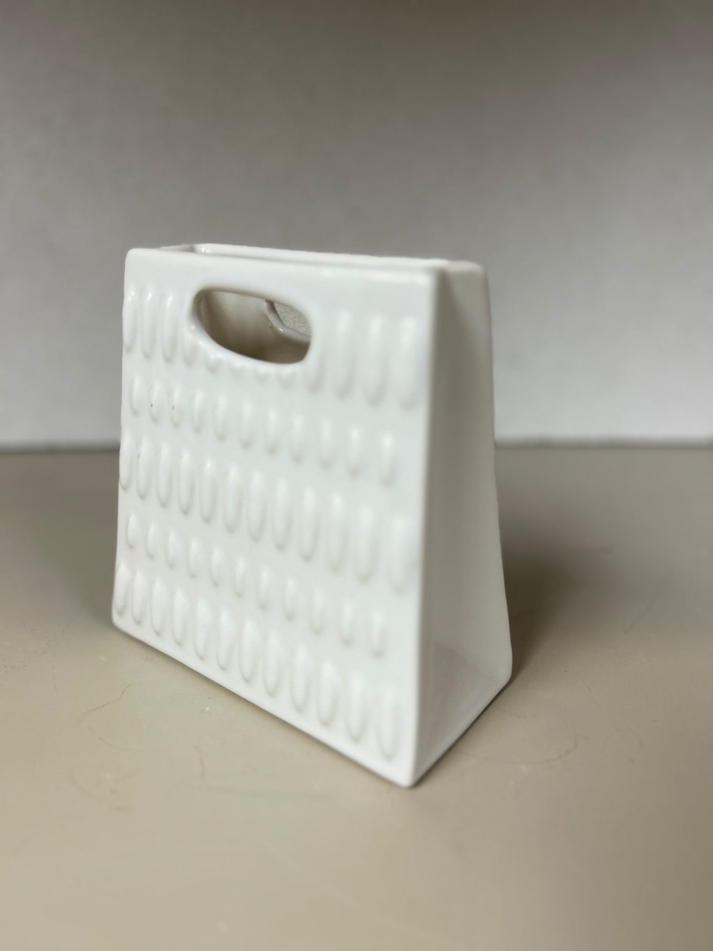 Mini White Bag Decor