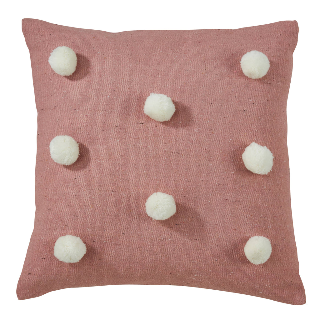 Pom Pom Throw Pillow