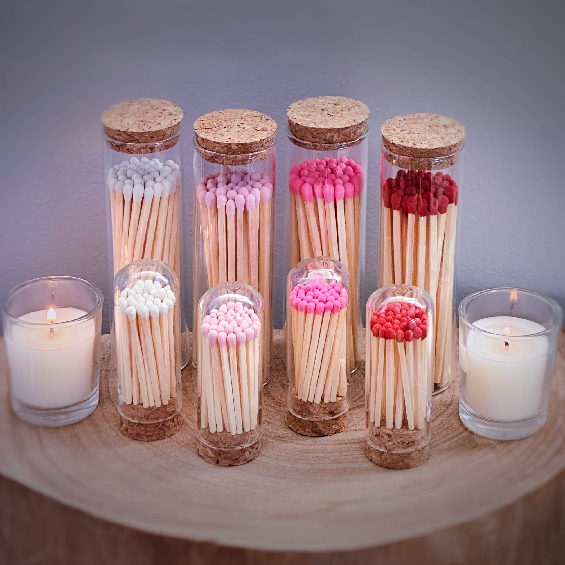 2" Matches + Mini Cloche - Colors of Your Choice + Strikers