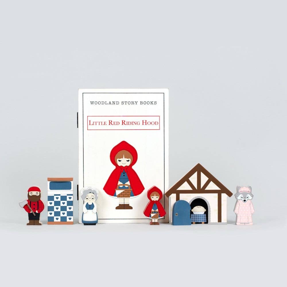 12692 - woodland storybook gift set 7 pc (RED RIDING HOOD)