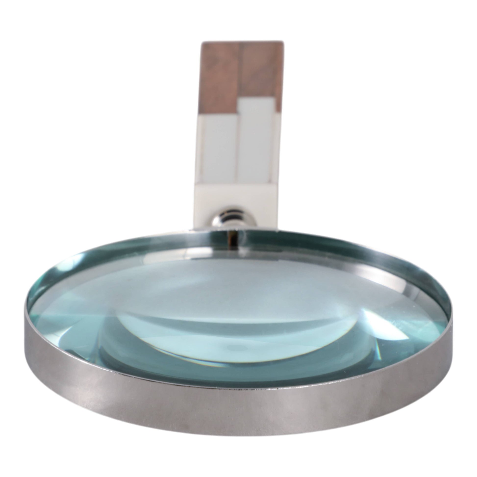 Decorative Object - White Resin 2-Toned Magnifying, 10 in.