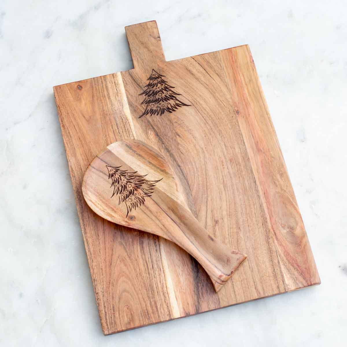 Stockbridge Tree Serving Board   Natural   12x18