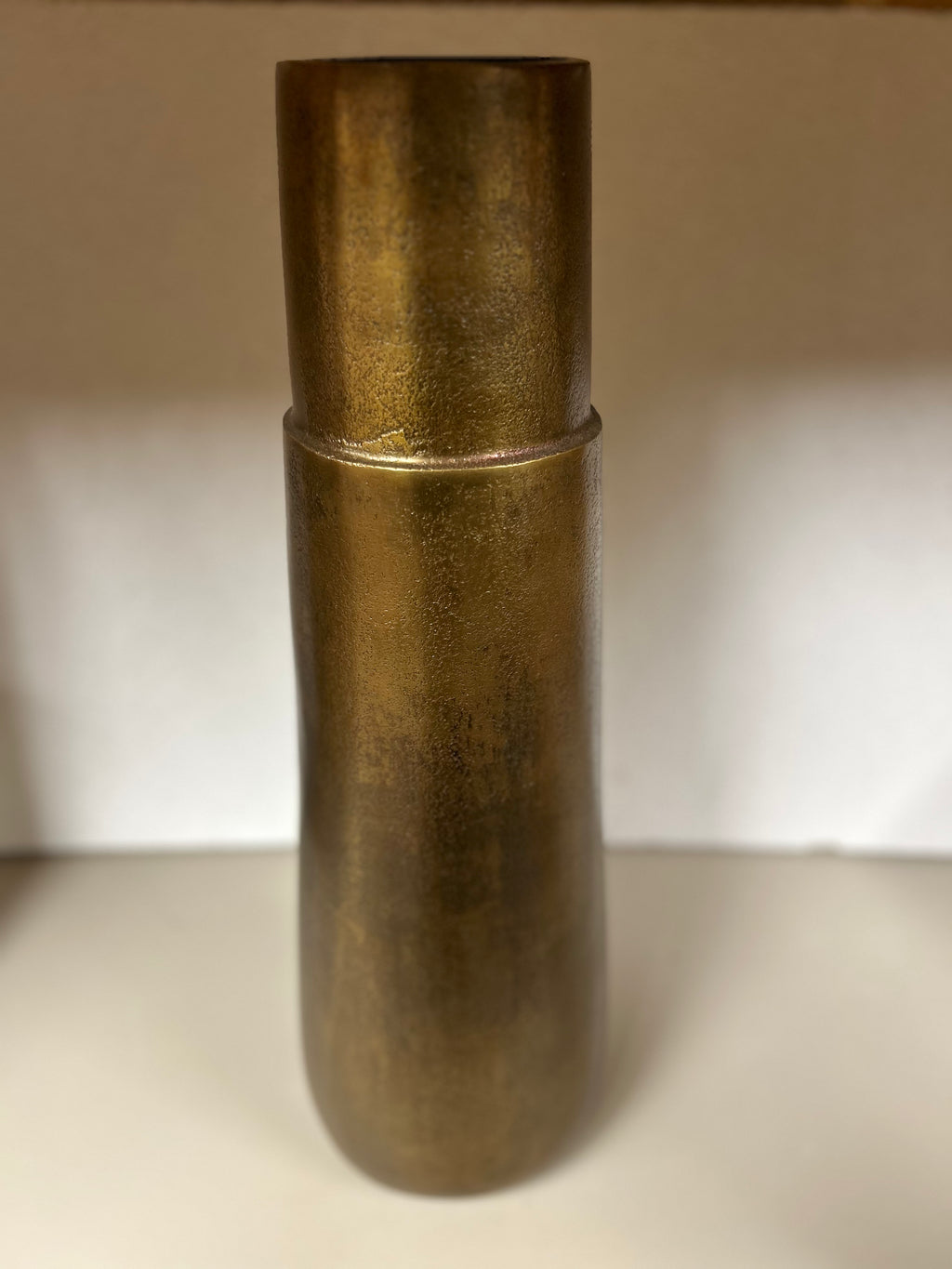 Brass Textured Vase