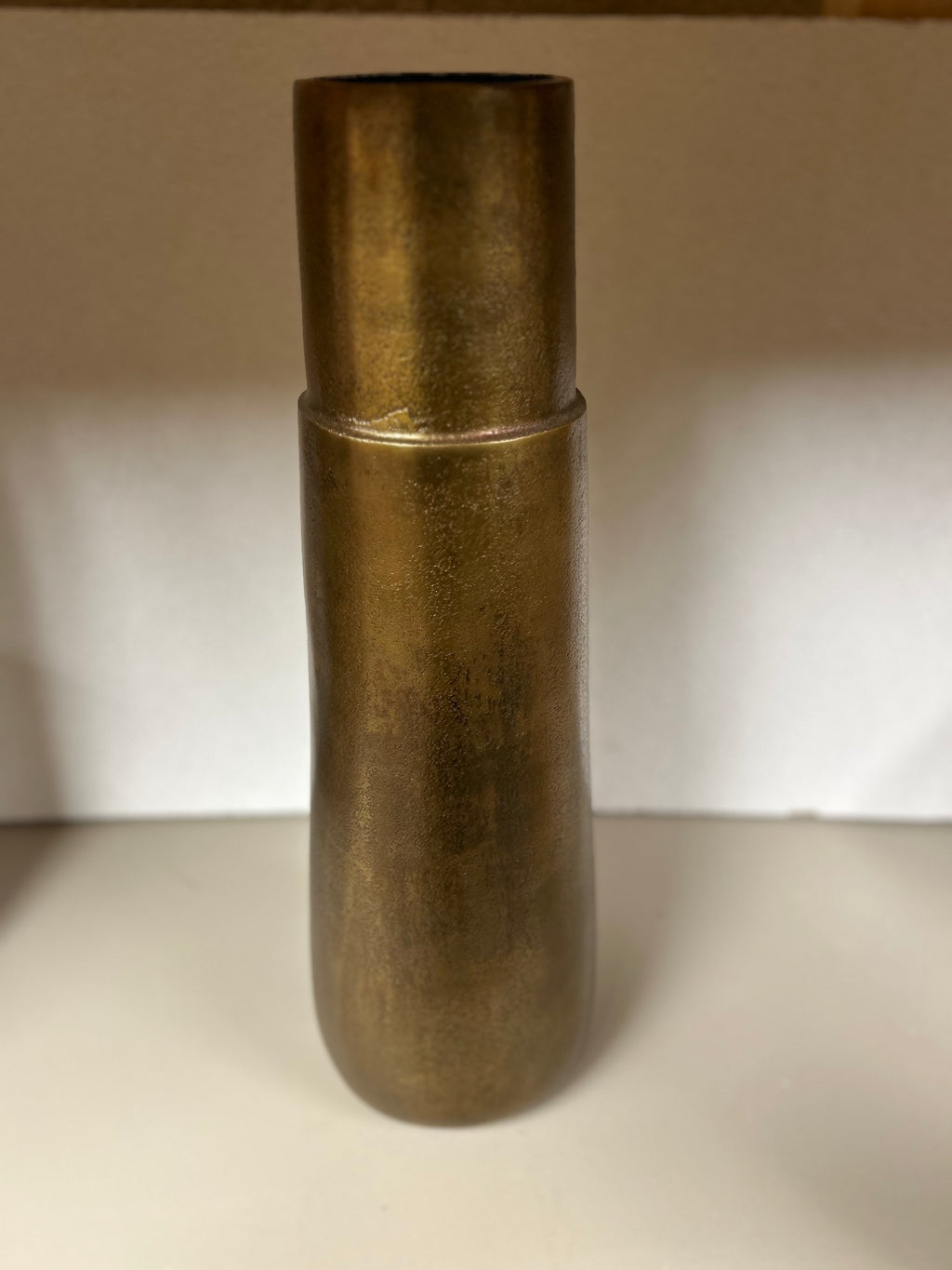 Brass Textured Vase