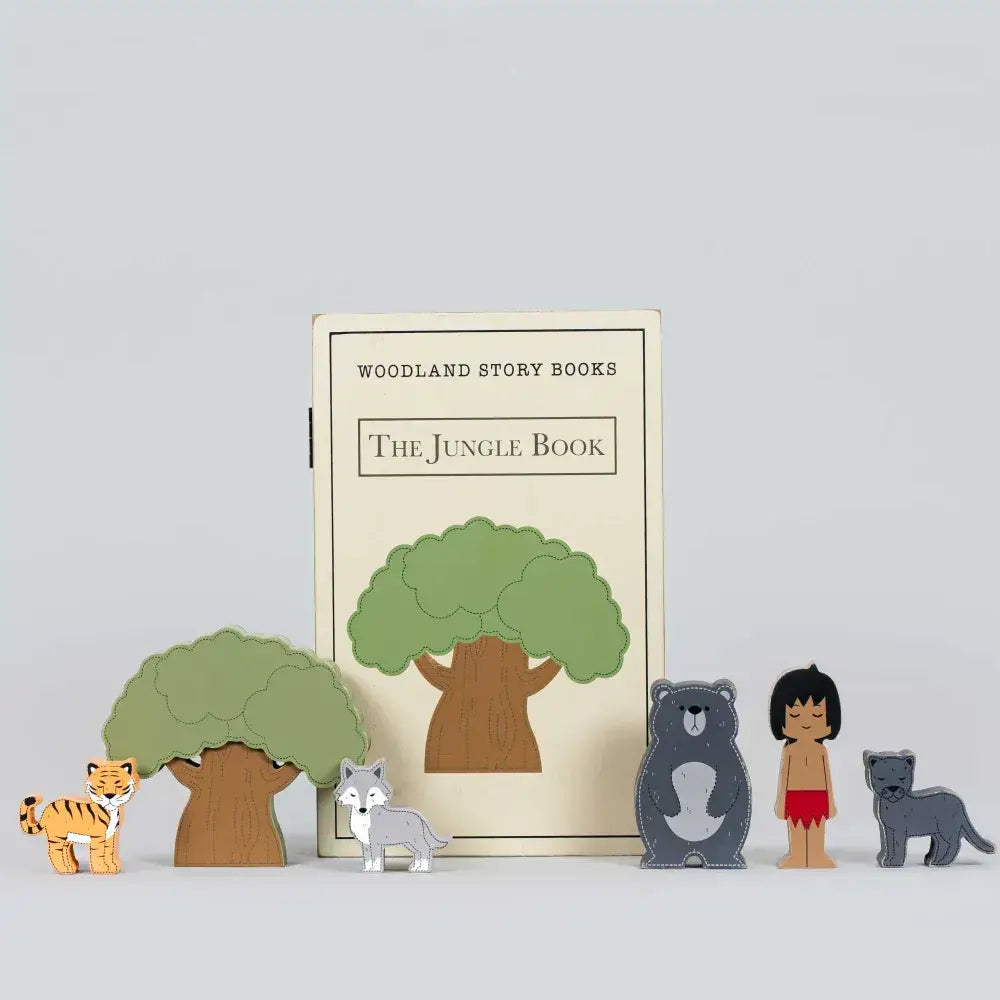 Storybook Set 11963 - 8x12 woodland storybook s/6 (JUNGLE BOOK) Gift Set – Boutique ...