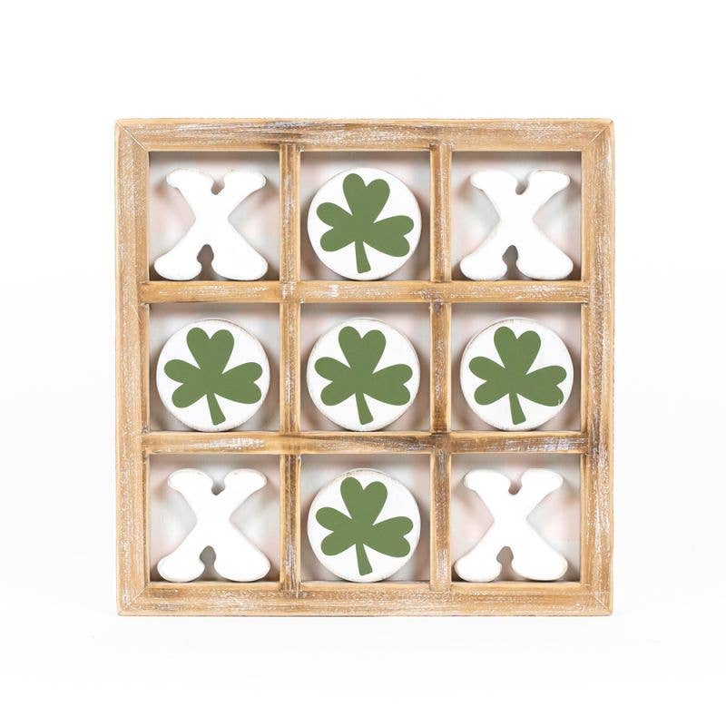 9x9 Tic Tac Toe - CLOVER/HEART - Valentine St Patrick