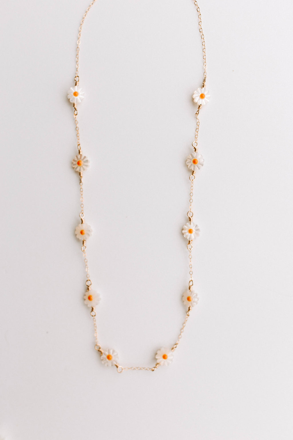Daisy Necklace Gold Filled