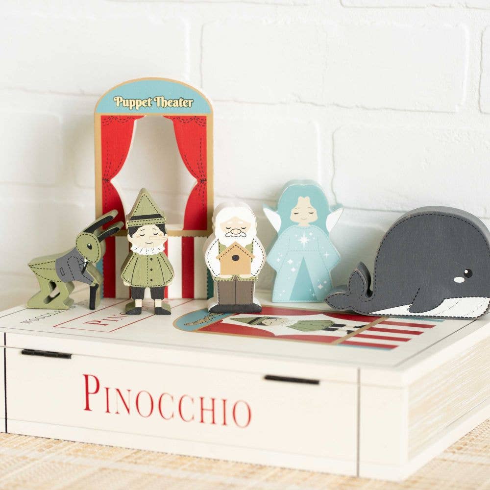 8x12 Woodland Storybook Set of 7 - PINOCCHIO