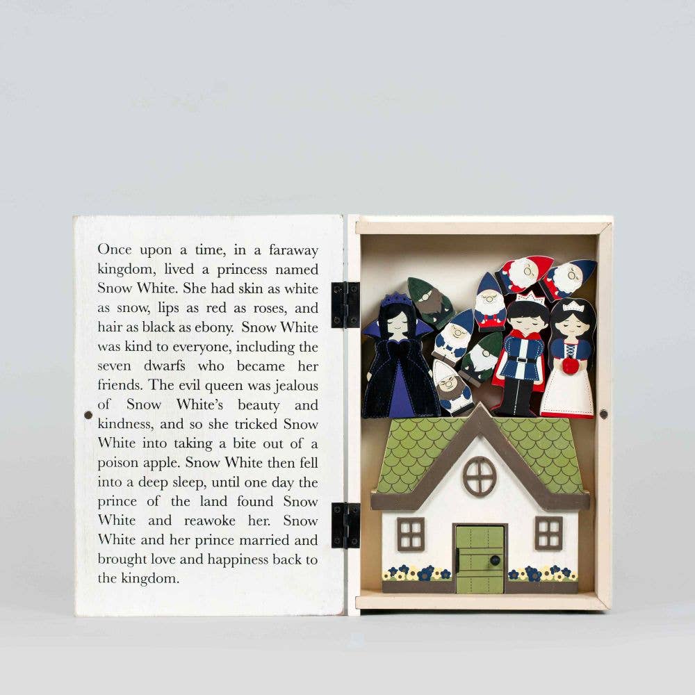 8x12 Woodland Storybook Set of 12 -SNOW WHITE