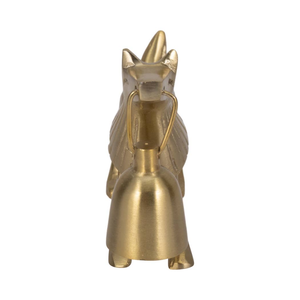 Metal Unique Elegant Lion Candle Snuffer - Gold, 5 in.