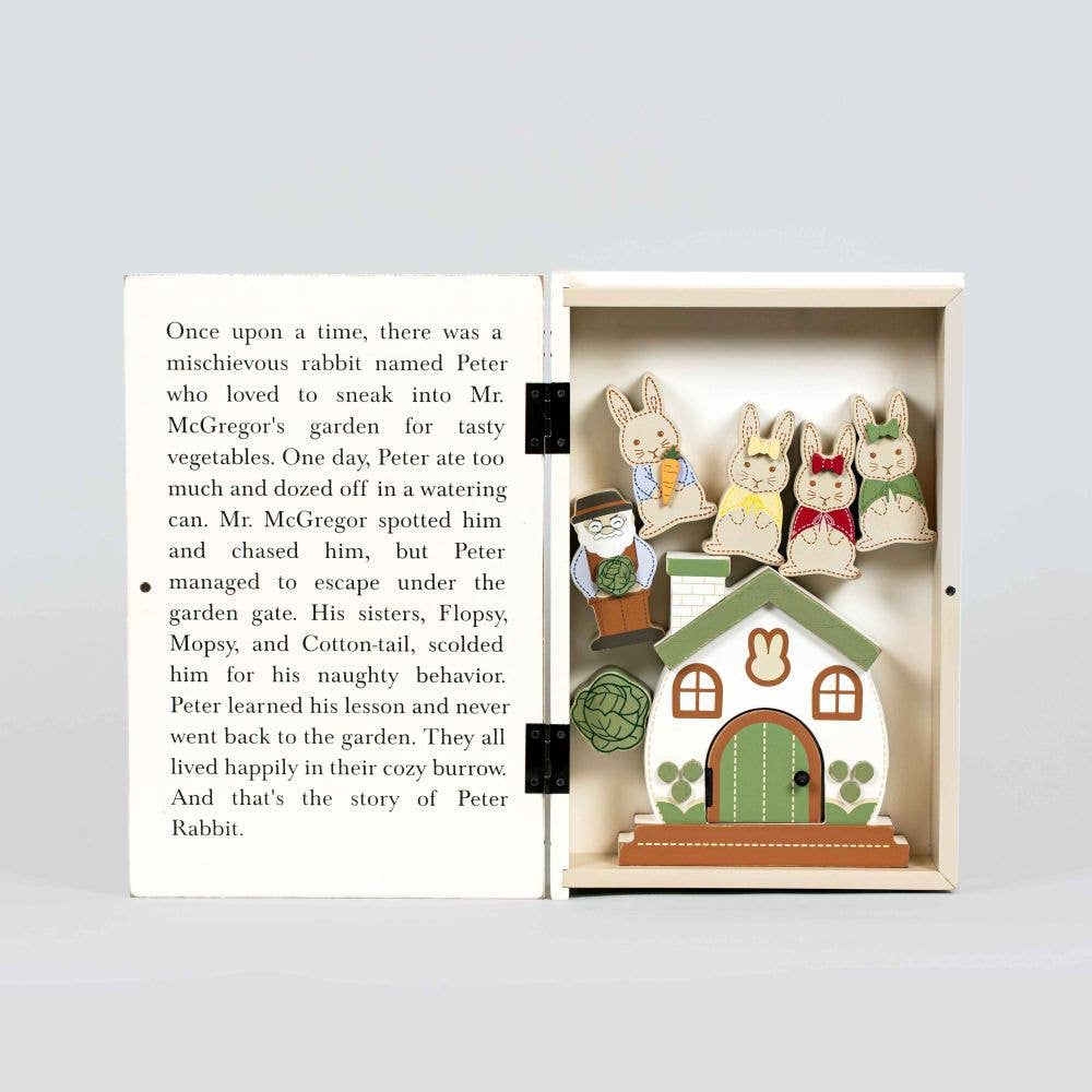 8x12 Woodland Storybook Set of 6 - PETER RABBIT