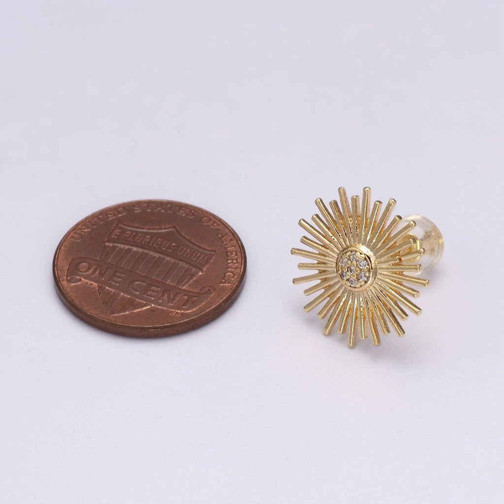 Dainty Sun earrings