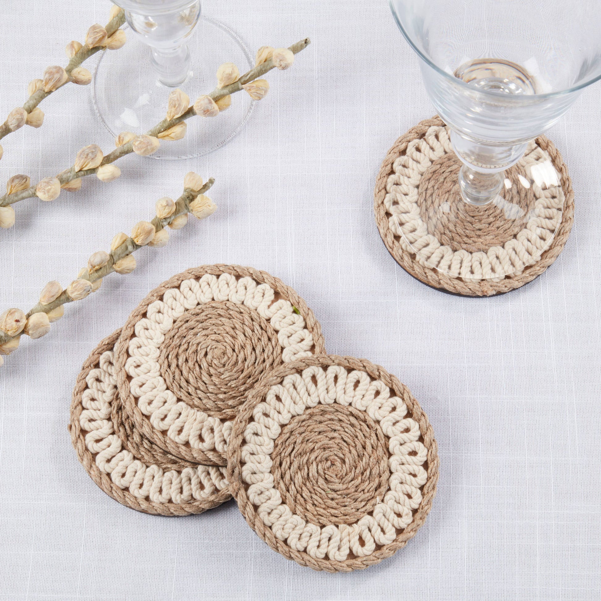 Knotwork Rope Coaster (Set of 4)