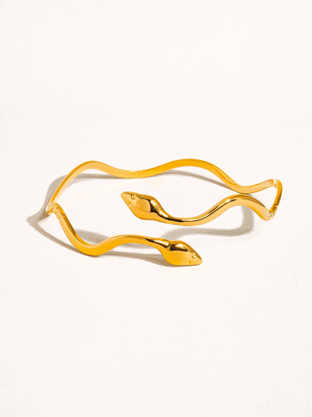 Zofia 18K Gold Non-Tarnish Wavy Serpent Bracelet