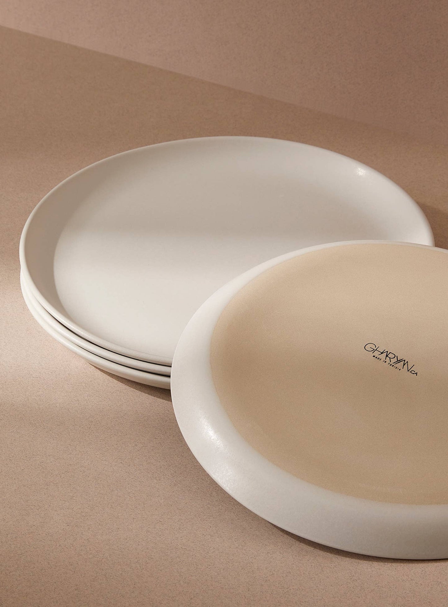 Stoneware Flat Dinner Plate | Edan 11.2"