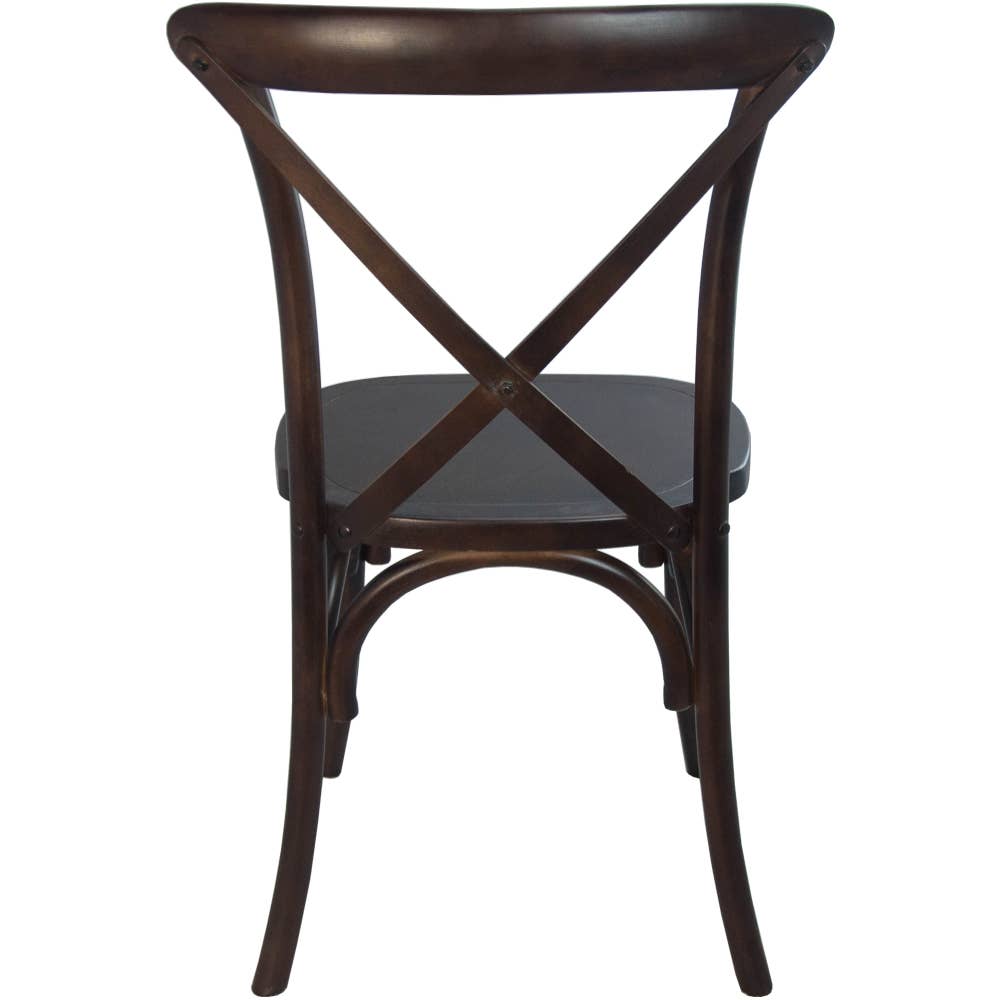 Walnut X-Back Chair - x-back