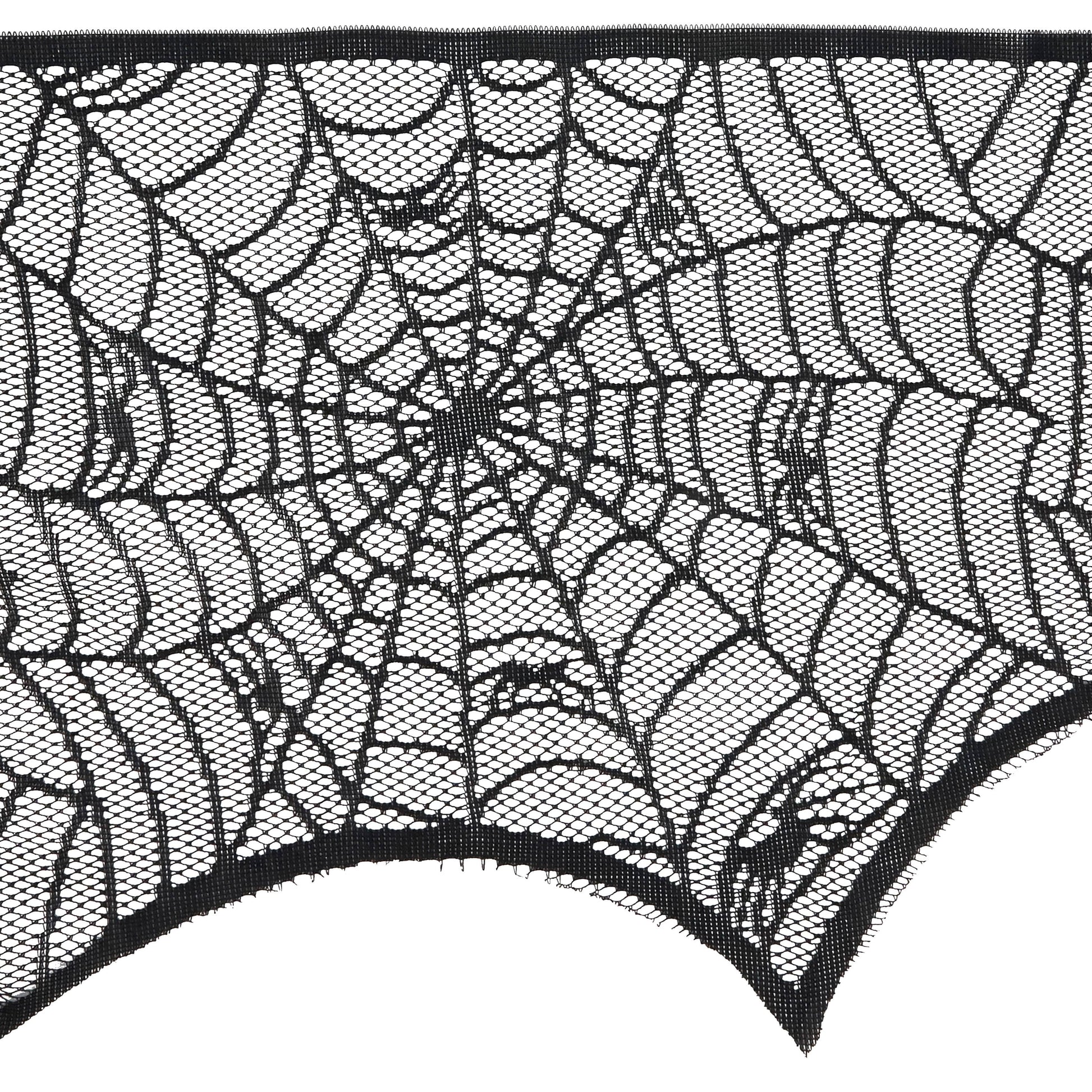 Spiderweb Net Fireplace Scarf
