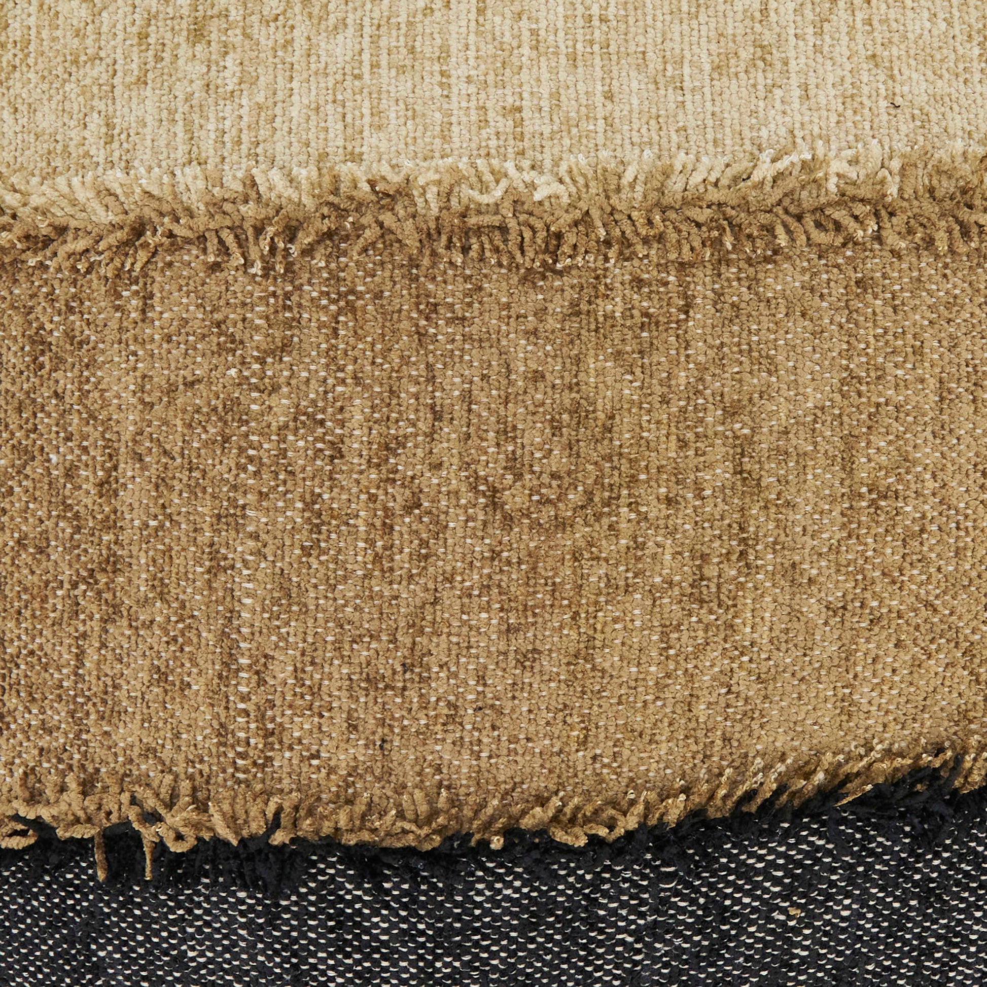 Color Band Fringe Pillow