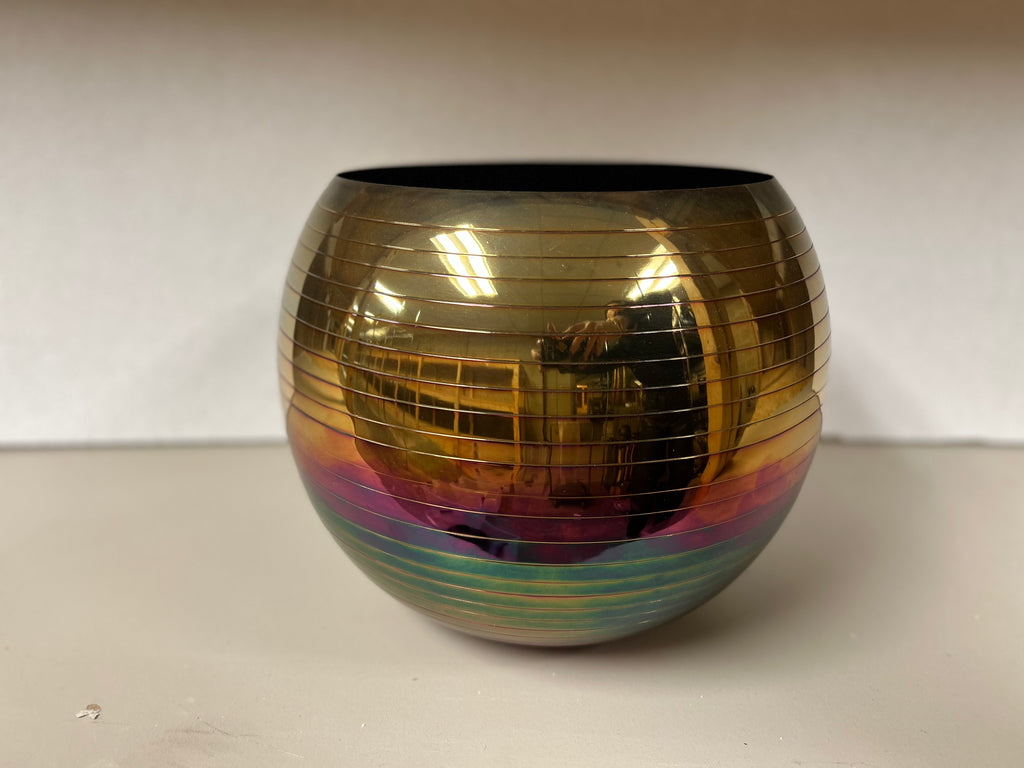 Gold and Iridescent Bowl
